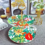 Tropical Rainforest Series Western Food Plate, Rice Bowl, Soup Pot, Tableware, Wizard of Oz Bone Porcelain Tableware, Gift