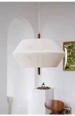 Wabi Sabi Hemp Rope Rattan Led Pendant Light For Living Room Dining Room Bar Hotel Wood Chandelier Hanging Lamp Fixture