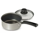 Tramontina 9-Piece Non-Stick Cookware Set, Champagne – side view