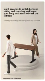 Electric Height-Adjustable Standing Desk Computer Desk for Gaming and Office Use Home Study Desk E-sports Table Workbench
