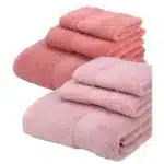 6PCS / 3PCS Luxury Lace Embroidered Cotton Towel Set Bath Towels Face Towel Hand Towel Washcloths Quick Dry Soft Terry