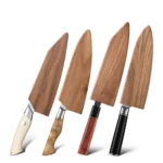 HEZHEN Magnetic knife Sheath Wooden Sheath High Quality Walnut Wood Knife Cover for HEZHEN Chef knife