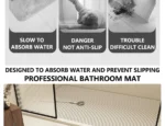 Bathroom Carpet Non-slip Strong Absorbent Floor Mats Home Decor Beige Stripes Bath Mat Toilet Entrance Area Rug Alfombra De