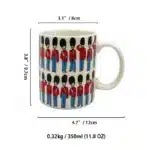 Creative Architecture House Ceramic Teacup 350ml Mug Large Capacity Exquisite Coffee Cup Birthday Gift Breakfast Mug Home