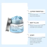 Copper Peptides PDRN GHK-Cu Beef Tallow for Skin Blue Balm Manuka Honey Face and Body Moisturizer Mature Dry & Sensitive