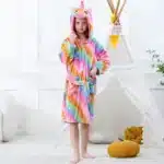 Blue Dinosaur Bath Robe for Boys 3 4 5 6 7 8 9 10 11 12 Years Shark Kids Bath Towel Robe Kigurumi Winter Baby Girls Bathrobe