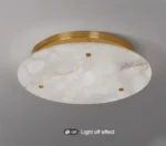 Modern natural marble ceiling lamp luxury home decoration room ceiling chandelier Nordic bedroom dining room Corridor