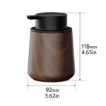 2Pcs/set Hand Soap and Toothbrush Holder Cup, Bathroom Accessories Sets Foam Soap Dispenser and Wash Cup – close-up detail