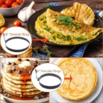 Non Stick Round Egg Ring Mold with Handle for Frying and Cooking Perfect Breakfast Eggs Pancakes and More Kitchen Cooking
