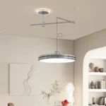 Movable Lamps Modern chandelier lights for Dining island table LED Pendant Lights Cord Indoor Loft Swing Arm Hanging Lamp
