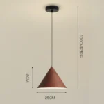 Nordic Wood Pendant Lights Modern Hanging Lamp Shade Kitchen Living Room Indoor Lighting Fixtures E27 Loft Vintage