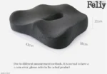 Memory Foam Office Chair Cushion Car Seat Support Pads Buttocks Pillow Massage Hips Orthopedic Pillow Coccyx Pain Relief