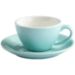 Creative Color 150ml Espresso Cup with Saucer Home Dessert Plate Tea Cup Couple Mug Gift Office Mug Tabletop Decoration – in