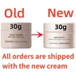 Front view of the product with its cap off, revealing the opening.
