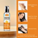 Goldoma serum being sprayed onto a hand, droplets visible