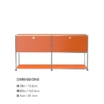Module Modular DIY Furniture Sideboard Customized Size  Cabinet Stainless Steel Tv Stand Living Room - Image 12