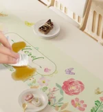 Oval dining tablecloth, washable waterproof oil-proof heat-resistant new luxury table cover for living room tea table – base