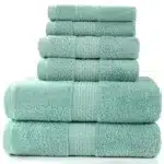 6PCS / 3PCS Luxury Lace Embroidered Cotton Towel Set Bath Towels Face Towel Hand Towel Washcloths Quick Dry Soft Terry