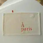 INS Texture Square Towel Quick Dry Letter Embroidery Hand Towel Soft Water Absorption Hand Towel for Kitchen Bathroom
