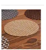 Waterproof Round Anti-slip Heat Resistant Woven Coasters Placemat Hot Drink Coffee Tea Wine Mug Cup Pad Mats – side view