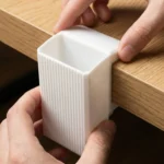 1-2Pcs High Capacity Clip-On Desk Edge Pen Holder Organizer Adjustable Clamping No Screw Easy Installation Pencil Holder