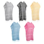 120x90CM Hooded Towel Men Women for Swim Beach Travel Quick Dry Changing Robe Cape Bath Towel Bathrobe Surf Poncho Sauna