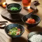 4.5inch Japanese Ceramic Rice Bowl Porcelain Dishes Pretty Restaurant Table Top items Soup Noodles Sauce Bowls Dinnerware