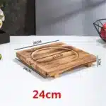 Wood Pot Holder Wooden Trivets Bowl Trivet Hot Stone pot Mat Korean Dolsot Plate Base Placemat Bibimbap Coaster Pan Dish