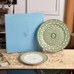 Swan Theme Serving Plate Dessert Soup Plate Fish Plate Large Round Tray Luxury Tableware for Home Use Ceramic China Bone