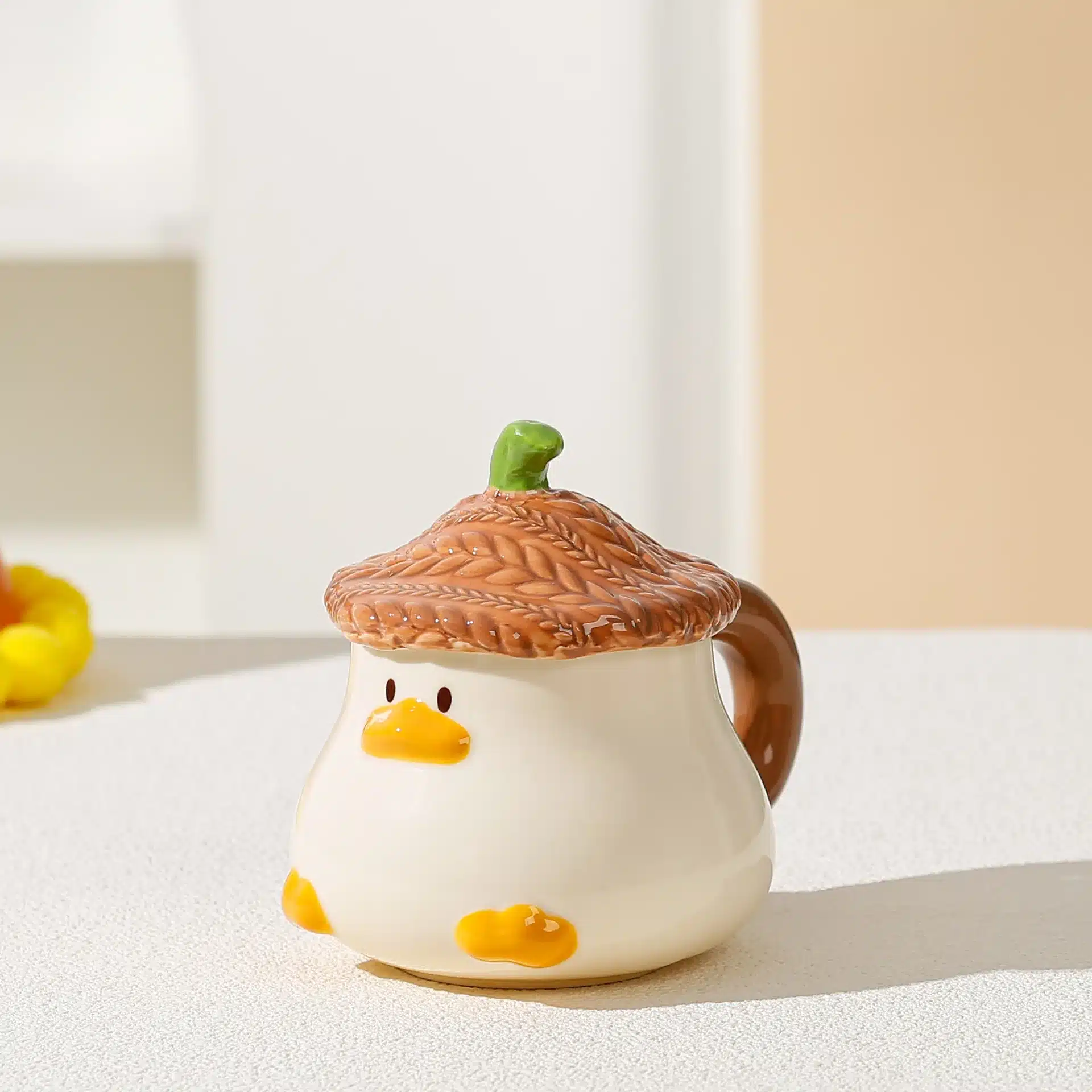 Cartoon Duck Mug Underglaze Color Mug Original Coffee Cups Ceramic Cup Drinkware Cute Mugs Cup for Tea Personalized Gift Funny
