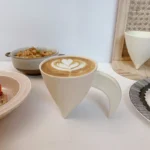 Simple Ceramic Coffee Cup Delicate Latte Art Coffee Mug English Afternoon Tea Tea Set Breakfast Milk Oatmeal Mug Birthday