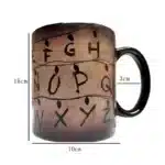 Stranger Xmas Lights 11oz Thermochromic Mug, Temperature Heat Sensitive SThings Christmas Light Cup, for Coffee & Milk