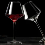 Red Wine Glass Set  Burgundy Red Wine Glass Goblet Glass Wine Glass Big Belly Wine Glasses 2 pcs