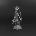 Retro Goat Statue Copper Mini Figurine Satan Demon Model Desk Decor Room Decor Game Chess Pieces Miniatures Gift – top view