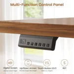 Electric Standing Desk with 6 Drawers, 55" Adjustable Stand up Desk with Storage, Computer Desks with Power Outlets,