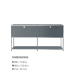 Module Modular DIY Furniture Sideboard Customized Size  Cabinet Stainless Steel Tv Stand Living Room - Image 13