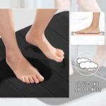 40*60CM Memory Foam Bath Mat, Quick Dry Super Soft Absorbent Bathroom Rug Non Slip, for Floor & Tub - Image 4