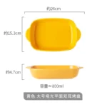 Bread Pan for Baking Tools and Accessories Oven Tray Kitchen Utensil Porcelain Dishes Cooking Utensils Bakeware Ceramic Pans Bar - Image 12