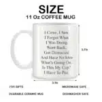 Funny Mug for Older People,Senior Citizens Mugs For Senior Women And Men Gifts Novelty Coffee Ceramic Tea Cups White 11 oz