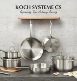 KOCH SYSTEME CS 10 Piece Stainless Steel Pots and Pans Set,  Kitchen Cookware Sets, Induction Ready, Oven Safe to 450°F - Image 7