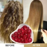 Magic Hair Vitamin Capsule Keratin Oil Fast Restore Hair Soft Smooth Shiny Deep Moisturizer Frizzy Dry Scalp Hair Care