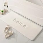 50x120cm Plush Memory Foam Bath Mat – Ultra Soft & Slow Rebound, Super Absorbent Non-Slip Bathroom Rug, Long Foot Mats