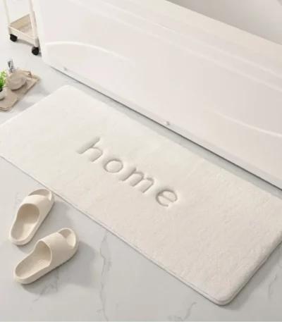 50x120cm Plush Memory Foam Bath Mat – Ultra Soft & Slow Rebound, Super Absorbent Non-Slip Bathroom Rug, Long Foot Mats