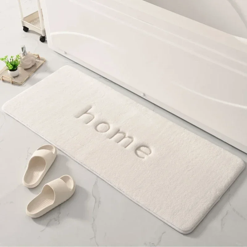 50x120cm Plush Memory Foam Bath Mat – Ultra Soft & Slow Rebound, Super Absorbent Non-Slip 50x120cm Plush Memory Foam Bath Mat – Ultra Soft & Slow Rebound, Super Absorbent Non-Slip Bathroom Rug, Long Foot Mats