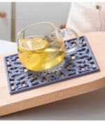 3pcs Silicone Placemats Square Heat Resistant Mats Placemat Kitchen Tableware Mat Hot Pots and Pans Coaster Kitchen