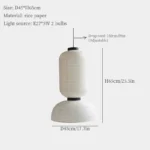 Wabi Sabi Pendant Lamps Rice Paper Chandelier Japan Style Hanging Light for Ceiling Living Room LED Light Room Decor Lustre