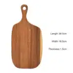 HEMU-Acacia Wood Bread Board, Wood Chopping Board, Western Style, Pizza, Sushi, Cutting Board, Cheese, Steak Tray, Wooden