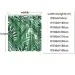 Beige Floral Shower Curtain Soft Light Effect Botanical Design Elegant Bathroom Decor Waterproof Fabric Nature Inspired – in