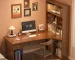 Large Computer Desk Bookshelf Corner Desks Home Desktop Computer Table L-shaped Long Writing Desks Double E-sports Gaming