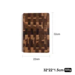 Acacia Wood Cutting Board Mold Proof Cutting Board Household Fruit Cutting Board – angled view